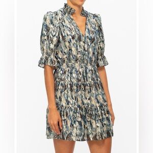 Ba&sh Gloria Dress blue green